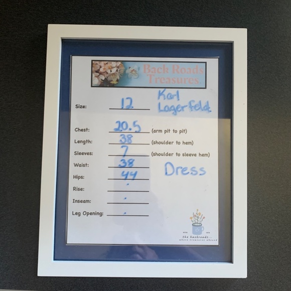 Karl Lagerfeld Dress 12 Women's Pink Short Sleeve Lined Cut Out Floral Back Zip - Picture 13 of 13